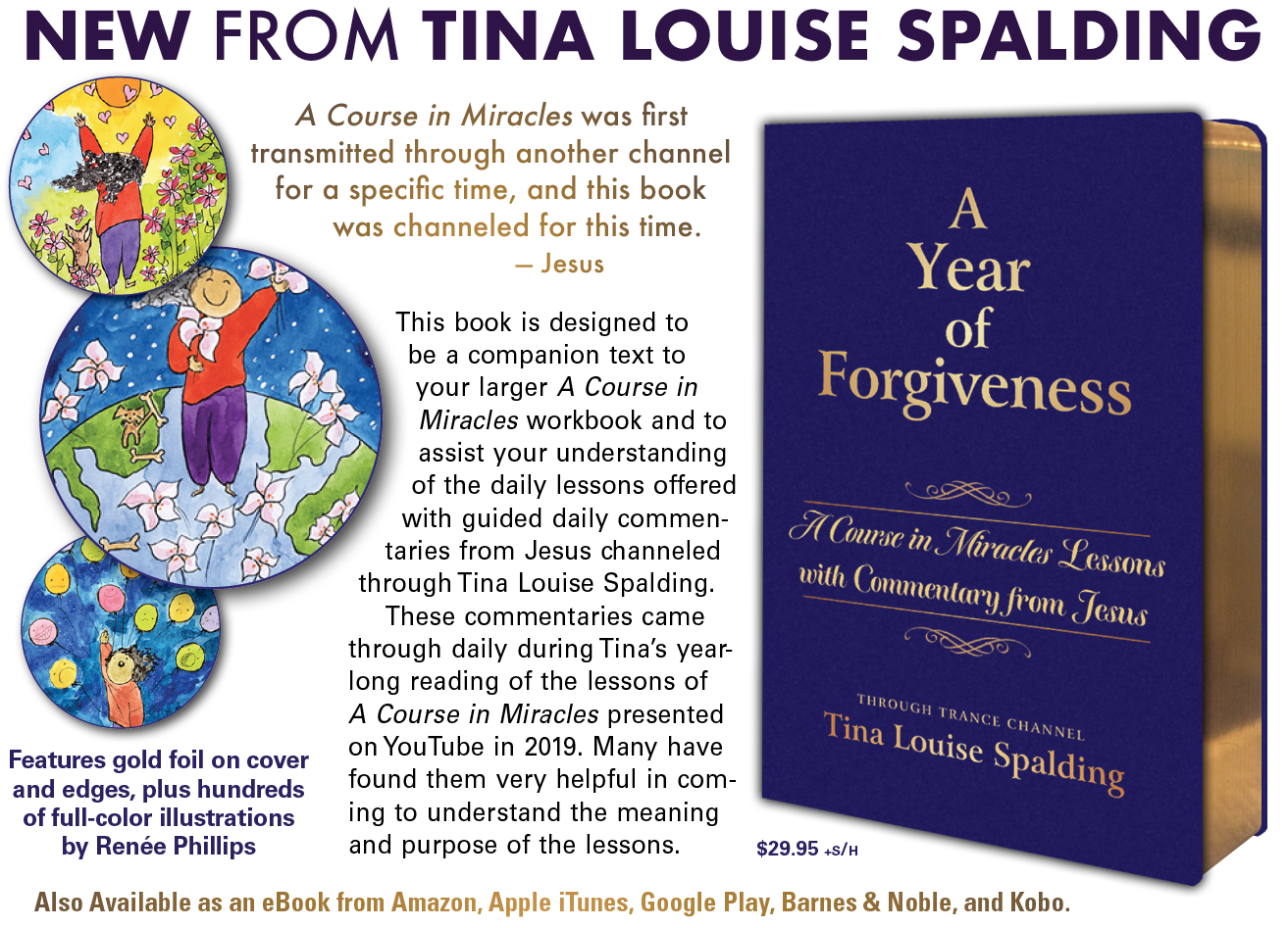 New from Tina Louise Spalding - A Year of Forgiveness